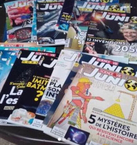 Sciences et vie junior lot magazines  80 La Fert-Gaucher (77)