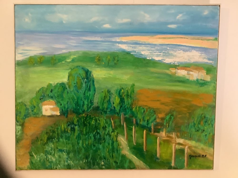 Tableau peinture Huile sur toile de qualit&eacute;, 61/50cm Décoration