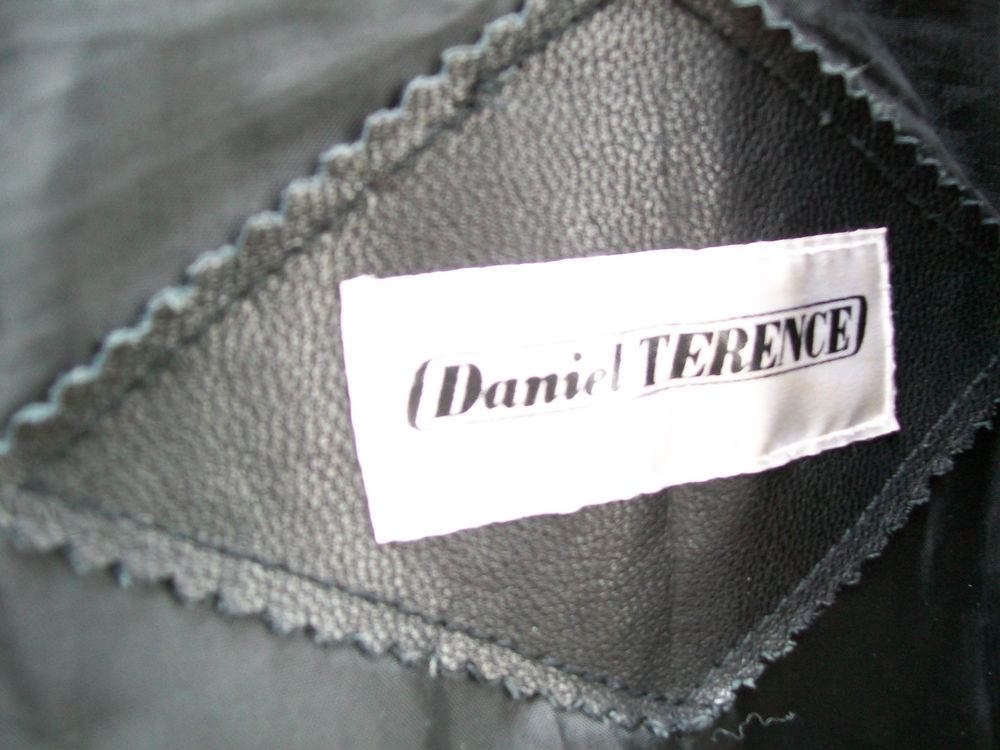 veste noir homme cuir agneau taille 88/92 correspond &agrave; M Vêtements