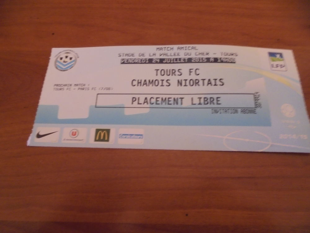 Billets de foot TOURS FC/NIORT 