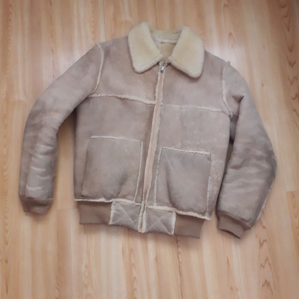 Blouson Peau Lain&eacute;e Vêtements