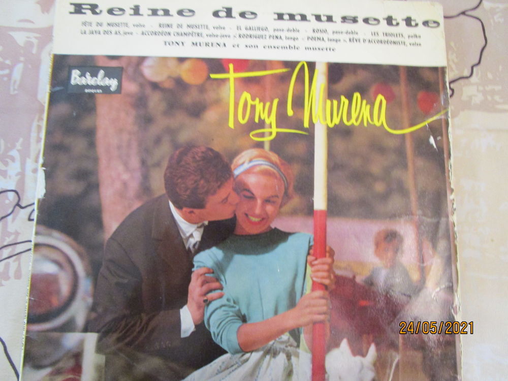 vinyle &quot;REINE DE MUSETTE&quot; de Tony Murena CD et vinyles