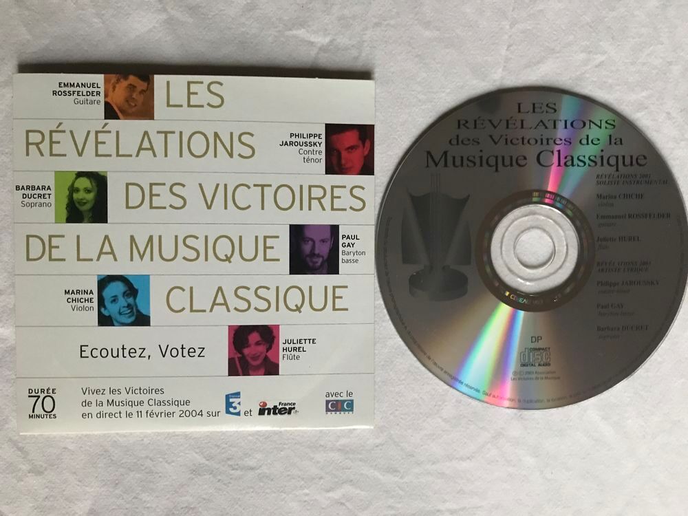CD R&eacute;v&eacute;lations Victoires Musique Classique 2004 CD et vinyles