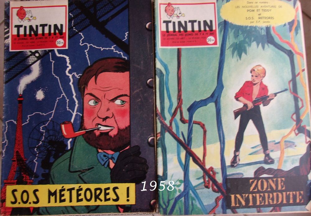 Le journal de TINTIN de 1956 &agrave; 1962 