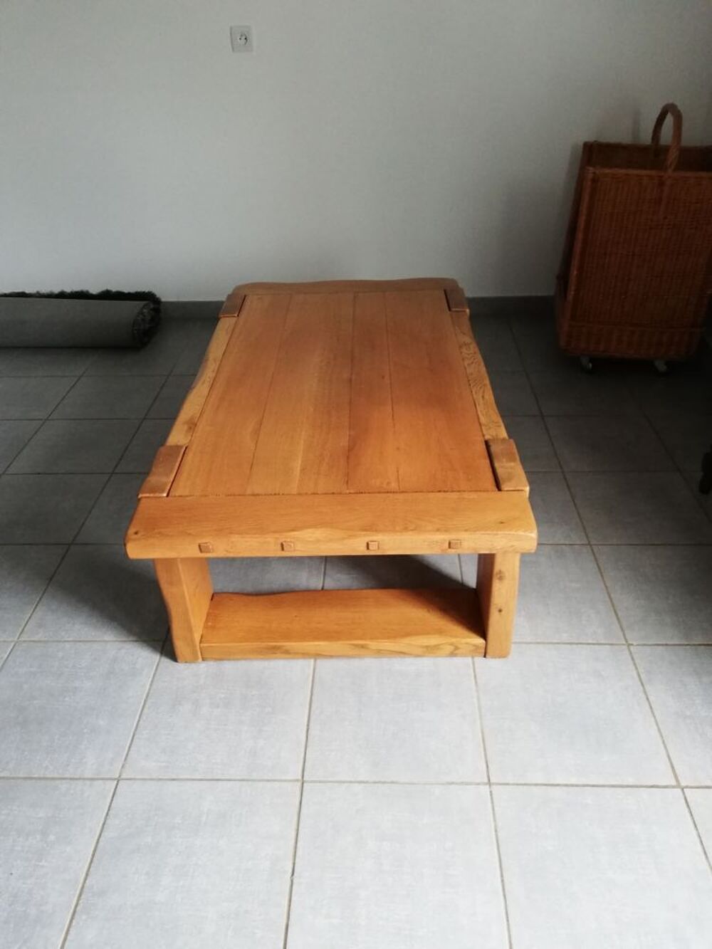 Table de salon en chene Meubles