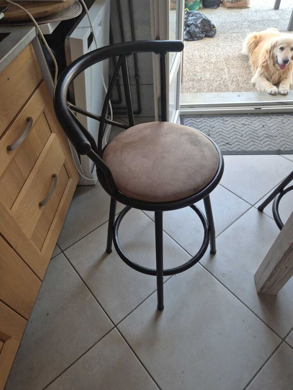 2 tabourets pivotants 360&deg; neuf Meubles