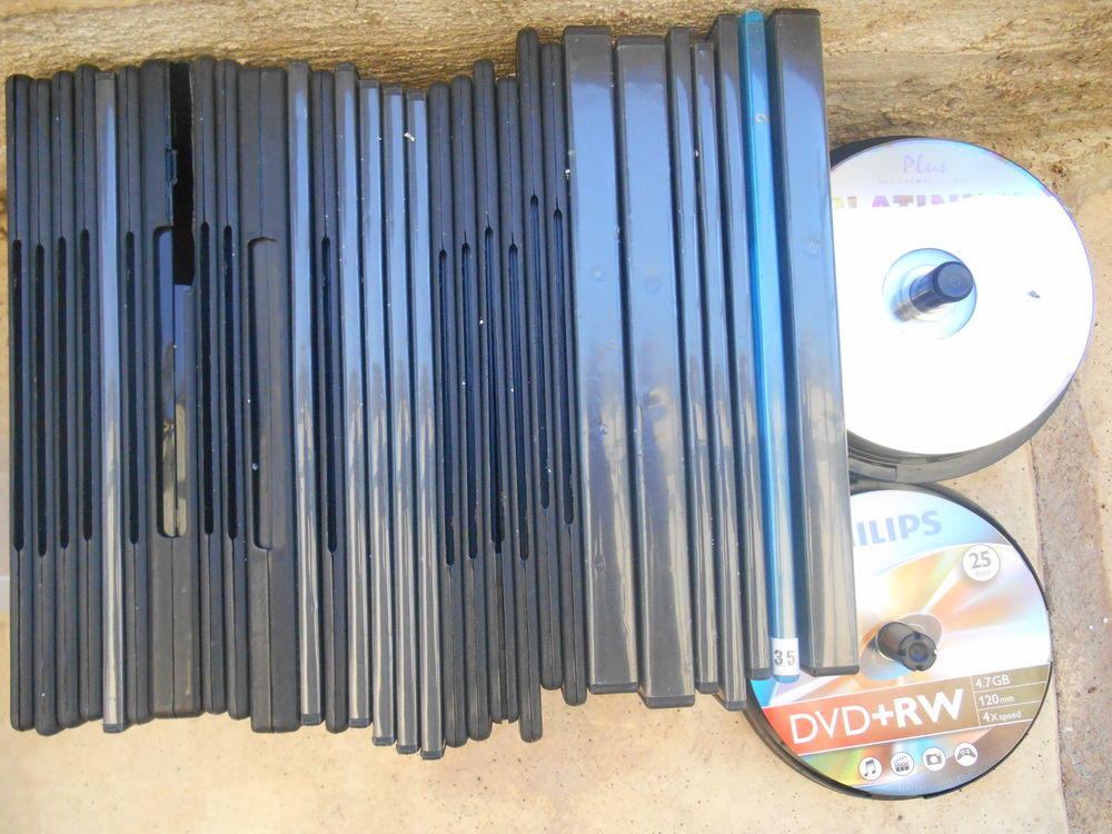 DVD et CDE vierges, r&eacute;inscriptibles DVD et blu-ray