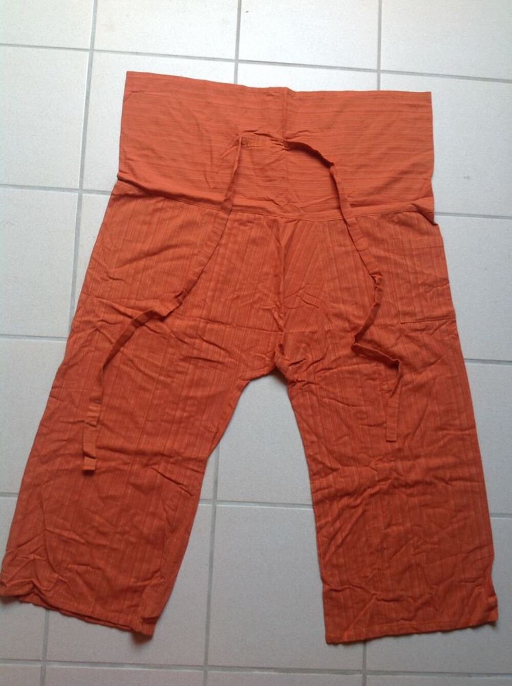 PANTALON BATIK ORANGE TAILLE UNIQUE Envoi Possible Vêtements