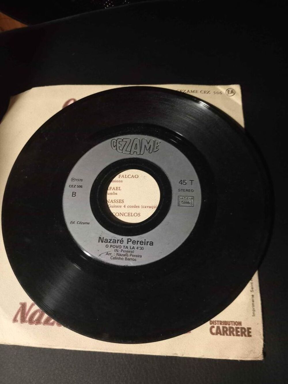 45 Tours Nazar&eacute; Pereira chero da Carolina CD et vinyles