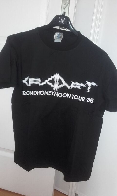 T-Shirt : Craaft - Second Honeymoon Tour '88 - Taille : M 200 Angers (49)