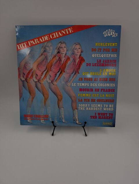 Vinyle 33 tours Hit Parade Chante Mario Cavallero Hurlevent 4 Vulbens (74)