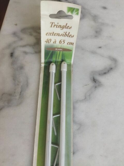 2 tringles extensibles a rideaux 40à65 cm + pitons 5 Montpellier (34)