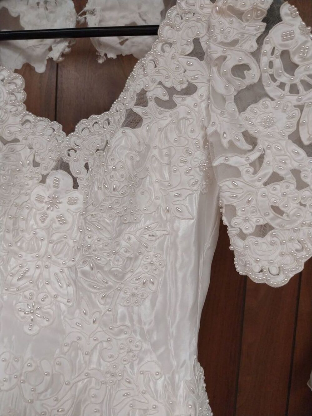Robe de mari&eacute;e vintage princesse Lohrencel Cassel Vêtements