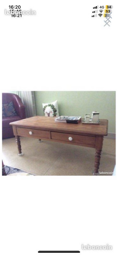 Table en pin massif style anglais 75 Amiens (80)