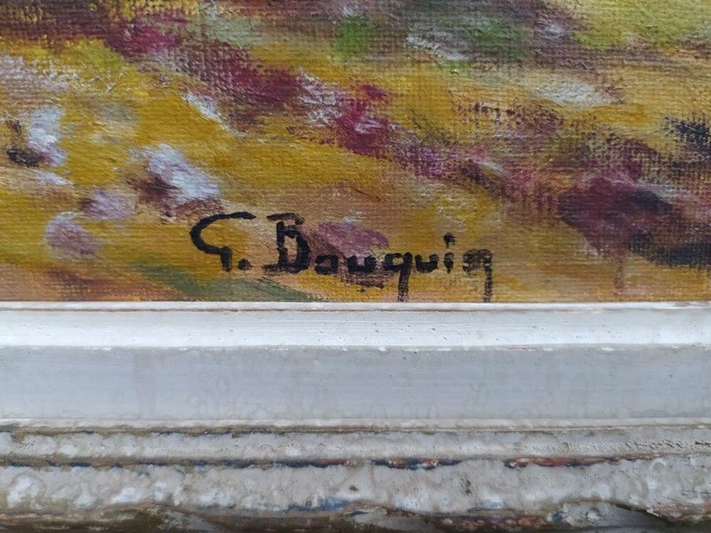 Tableau Chapelle Saint-Sixte Eygali&egrave;res Georges Bauquier 