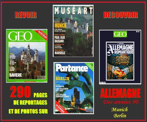 ALLEMAGNE - Munich Berlin - DES ANNEES 90 / prixportcompris 18 Lyon 5 (69)