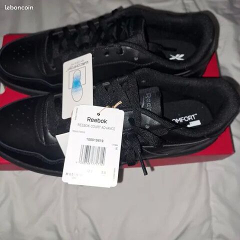 Basket reebok homme court advance noir taille 42.5 neuf 30 Metz (57)