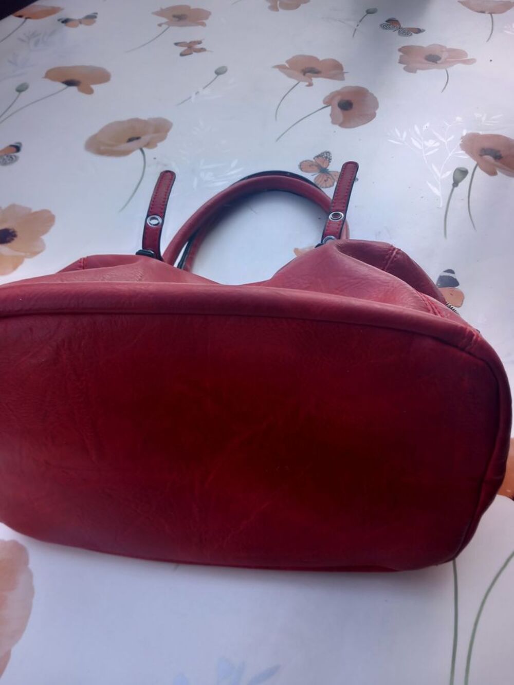 sac a main rouge Maroquinerie