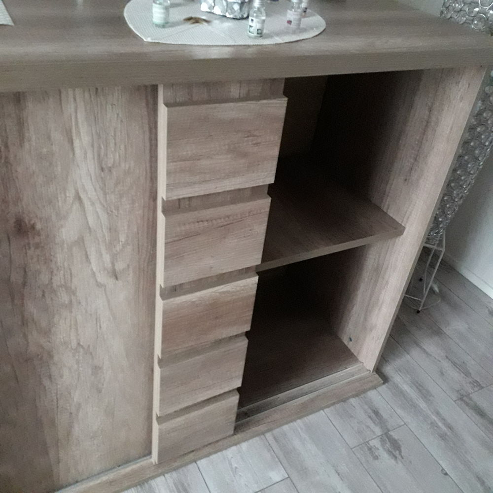 Salle &agrave; manger Design Effet Bois Vein&eacute; Meubles