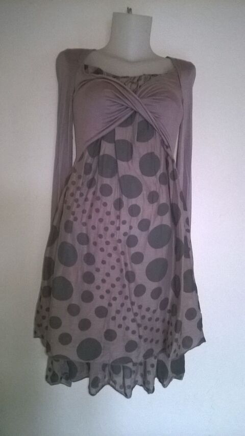 Robe Couleur taupe 
Marque Cache Cache 
Taille S/36 
E
8 Talange (57)