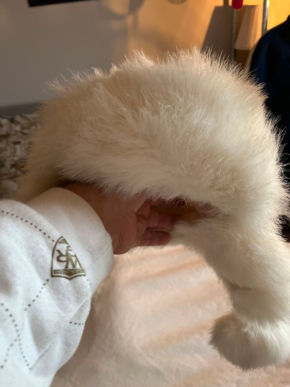 Chapka enfant blanche Vêtements