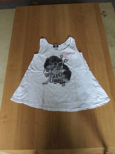 Dbardeur coupe trapze, H&M, Blanc, 10 12 ans (146-152 cm) 1 Bagnolet (93)