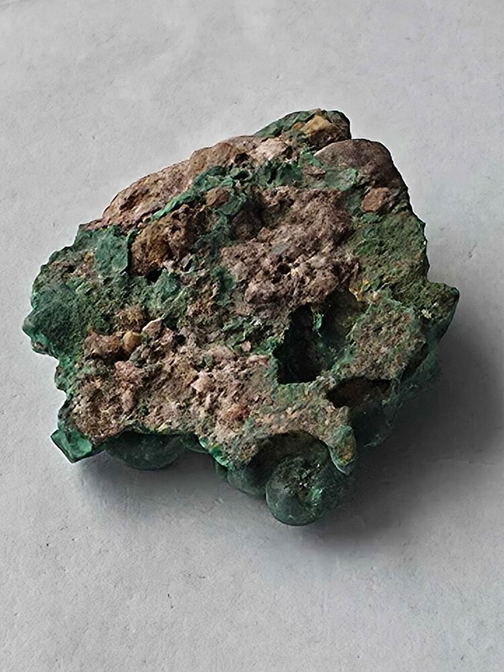 Malachite botryoidale Stalactite du Katanga(RDC)-20g 