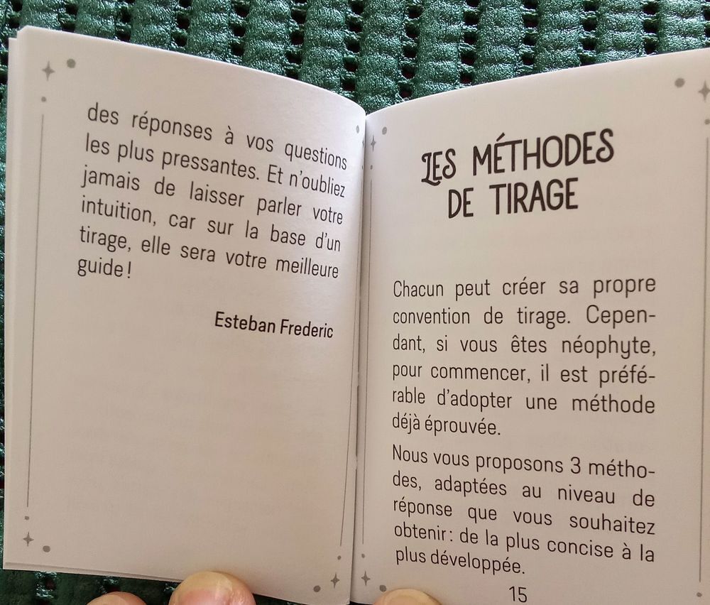 Petit oracle de la destinee Livres et BD
