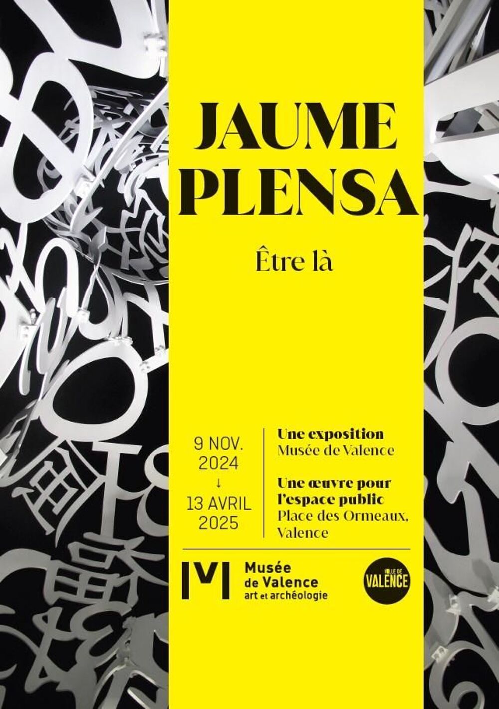 2 places Mus&eacute;e de Valence " Jaume Plensa. &Ecirc;tre l&agrave;. " (4 mai) Billetterie