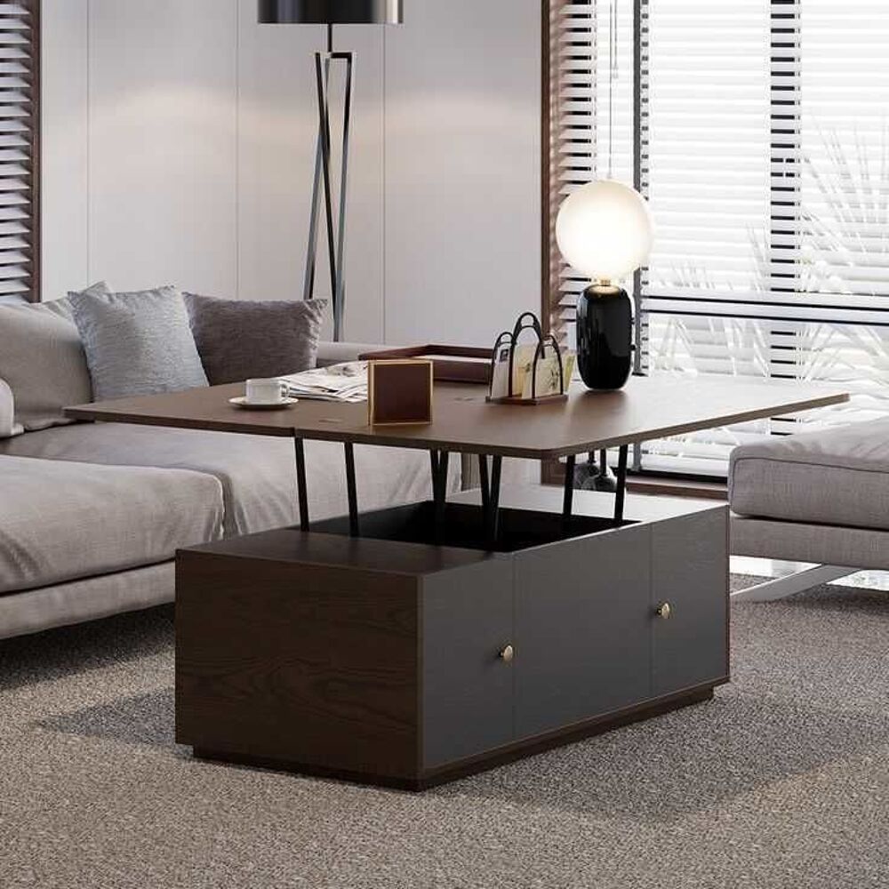 Table Basse Multifonctionnel avec Rangement - Meubles