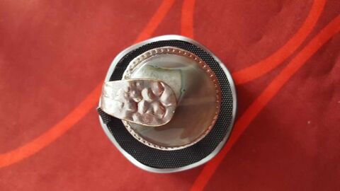  Grosse bague réglable boucle artisanale neuve pierre N° 129 5 Beaune (21)