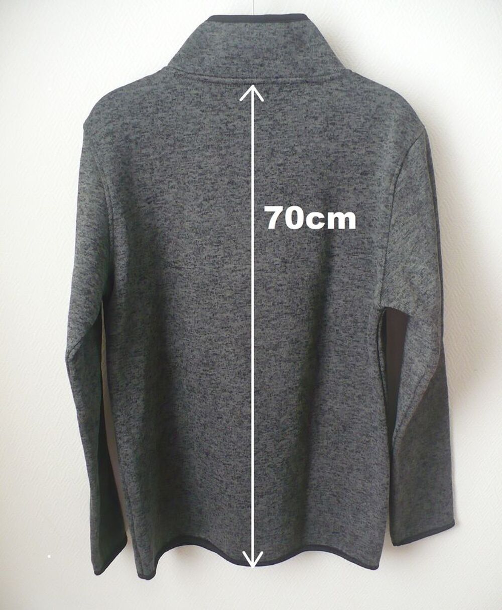 Veste Gilet Molleton chaud - Etat neuf - Chin&eacute; Gris/Noir
Vêtements