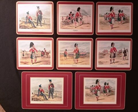 Sets de table Pimpernel   Scottish uniforms   vintage 15 Sannois (95)