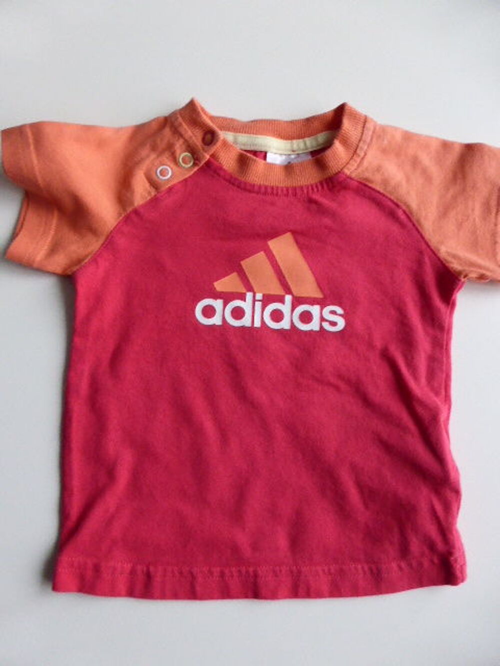 ADIDAS tee-shirt orange rouge 3 - 6 mois Vtements enfants