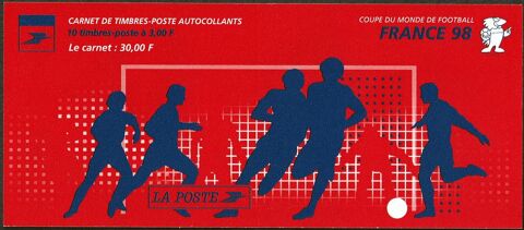 Carnet  Coupe du monde de football France 98 5 N�ris-les-Bains (03)