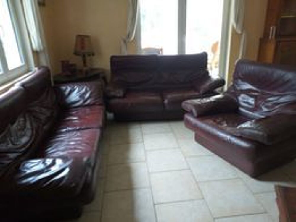 salon en cuir Meubles