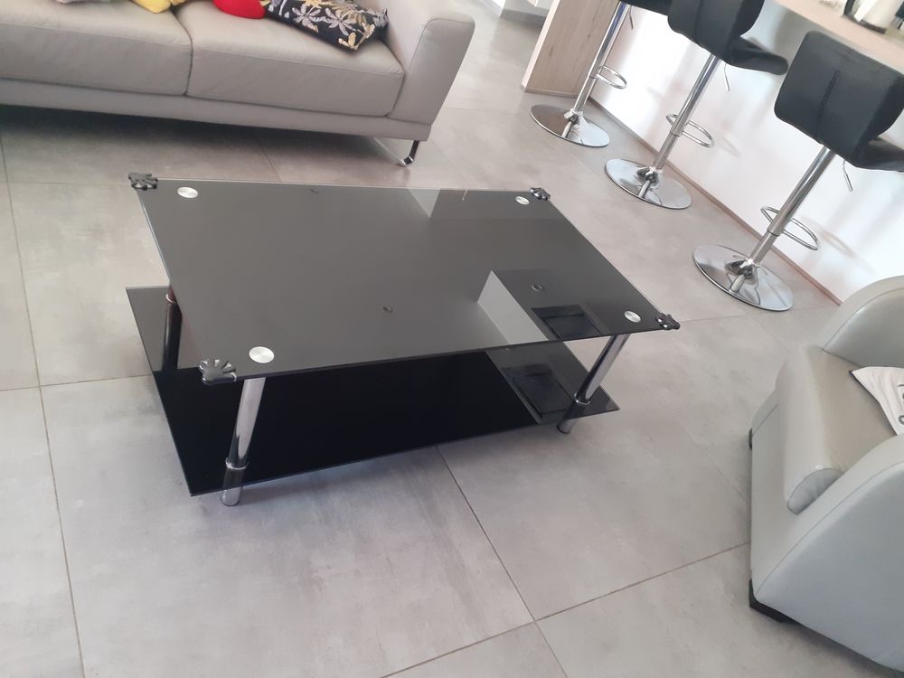 table basse en verre Meubles