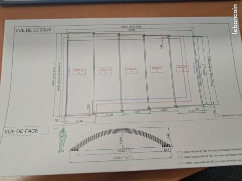 ABRI PISCINE ou SERRE
3000 Montr�al-la-Cluse (01)