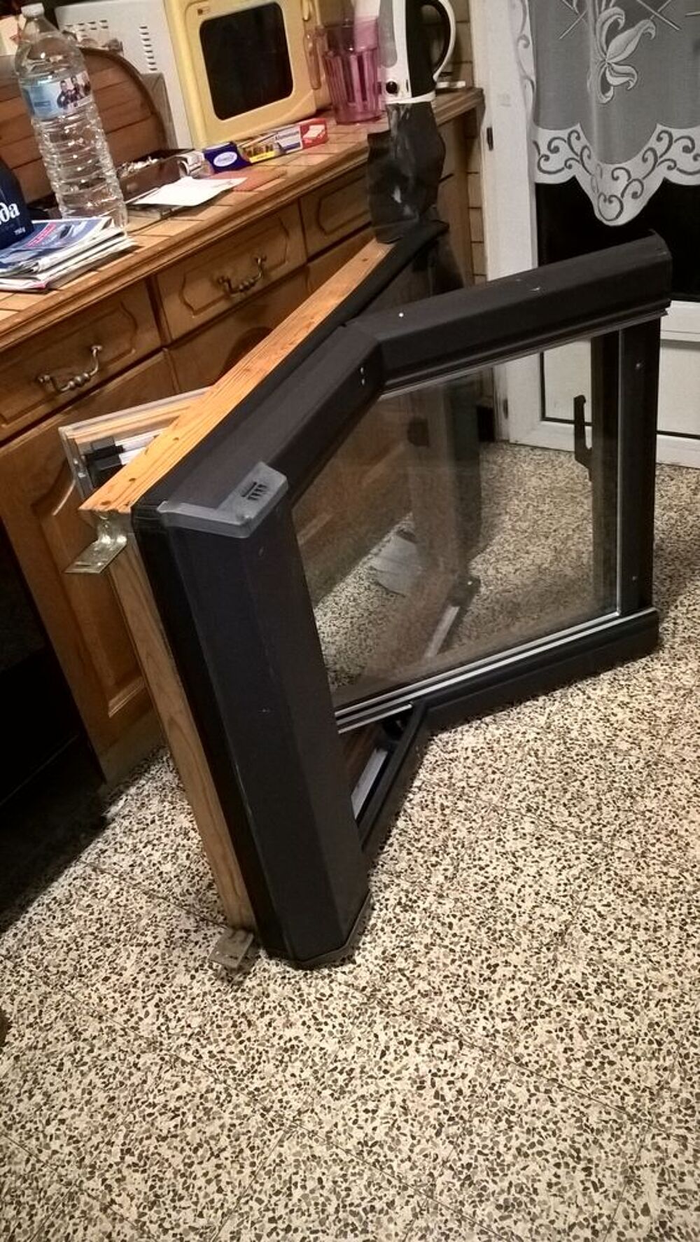 Velux/fen&ecirc;tre de toit en bois double vitrage. Bricolage