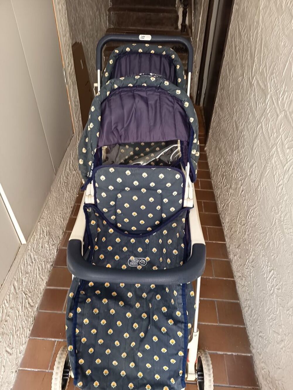Poussette double + 1 Buggy Board Puériculture