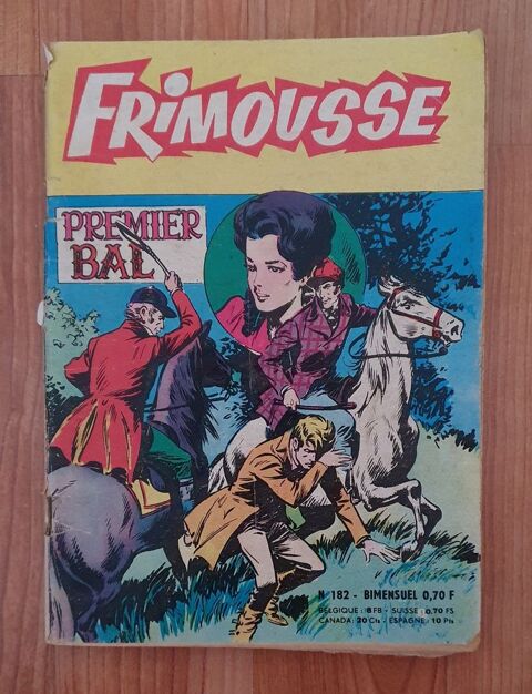 BD ancienne Frimousse n 182 Anne 1965 8 Les Molires (91)