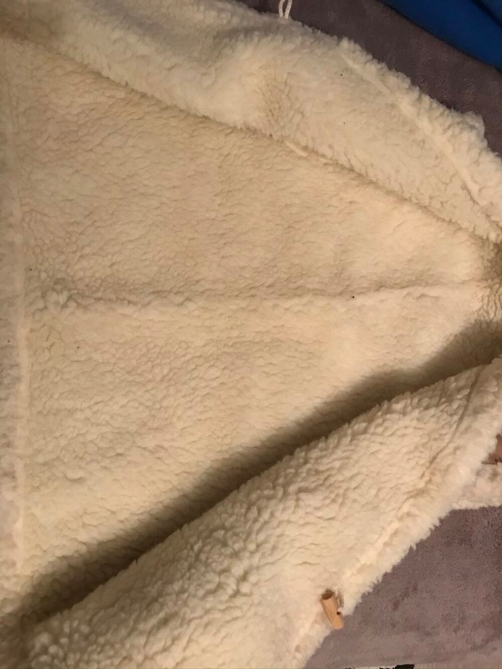BLOUSON BEIGE/MARRON 6 ANS Fourrure synthetique Vêtements enfants