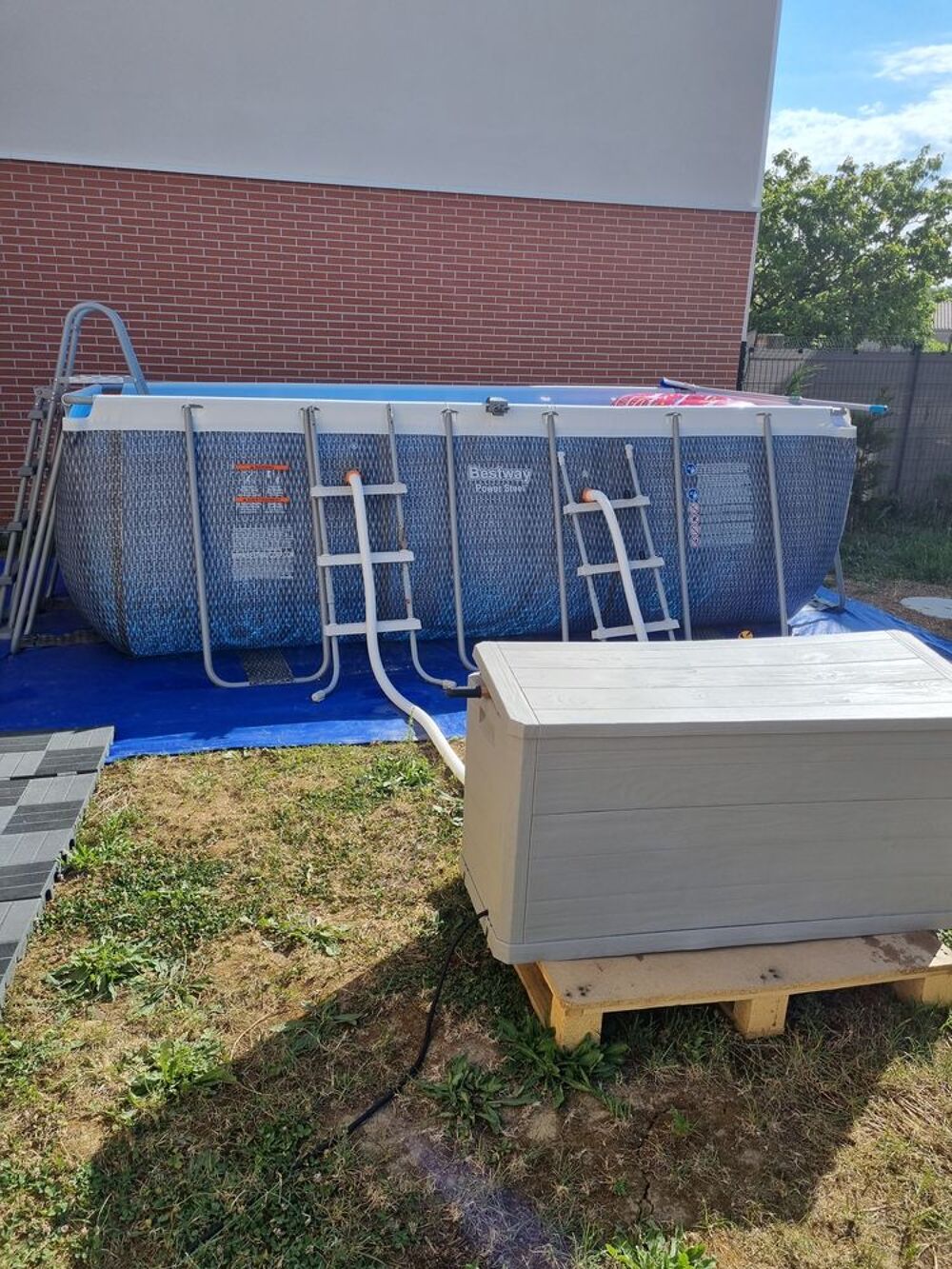 Piscine Tubulaire Hors sol Bestway Jardin