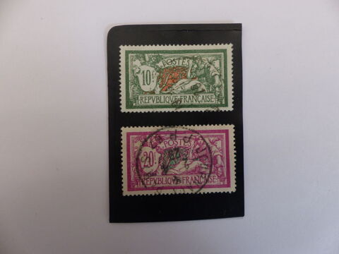 TIMBRES  MERSON  207 / 208  OBLITERES  COTE  65  9 Le Havre (76)