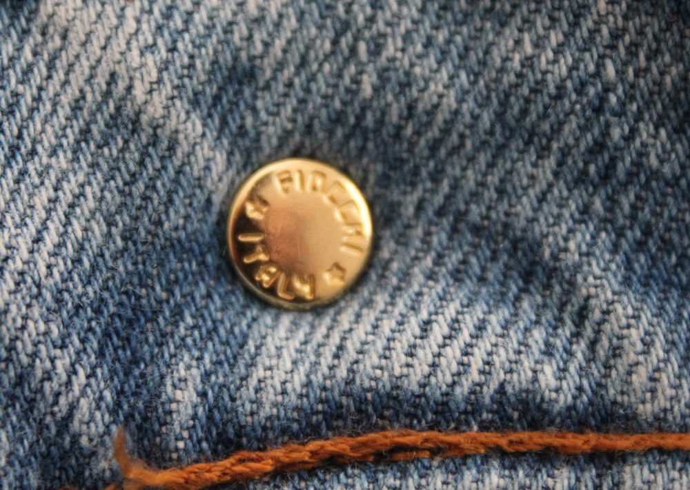 Pantalon bleu paillet&eacute; ROBERTO CAVALLI T.36 Fr diamante Vêtements