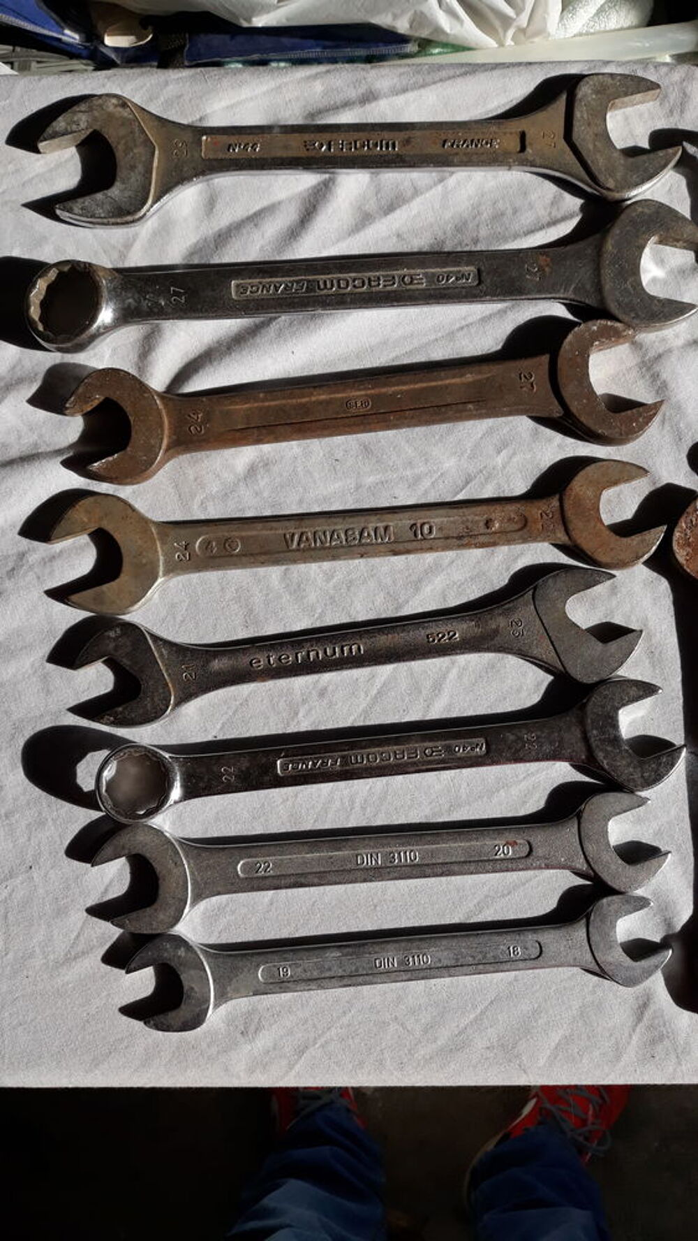 lot de cles facom et autres Bricolage