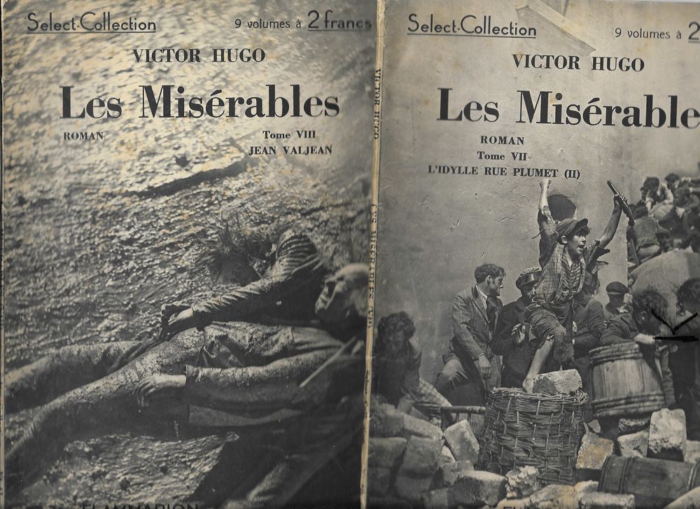 les Mis&eacute;rables en 9 volumes de Victor Hugo 1934 Livres et BD