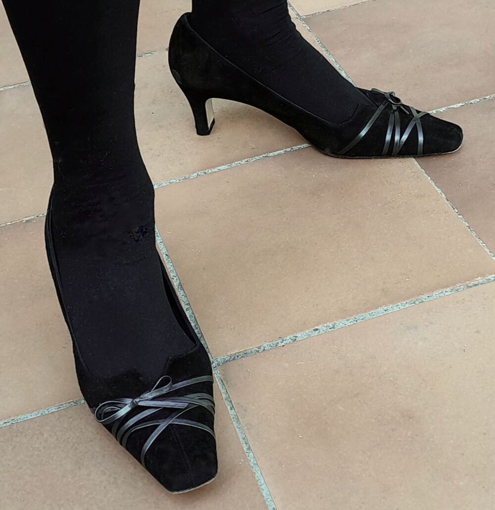 Chaussures noir en cuir Chaussures