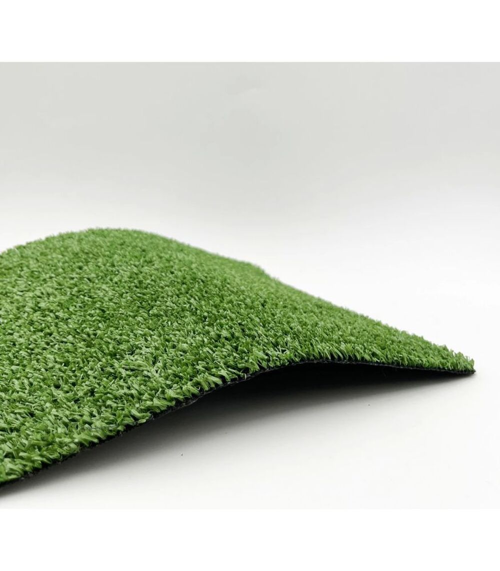 Gazon synth&eacute;tique &agrave; "fibre tondue" - 8mm de hauteur de fibre Jardin