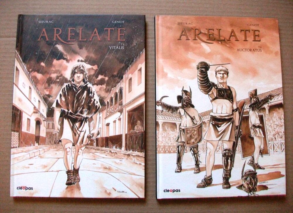 LOT Arelate 1 ~ 2 (E.O.) (Laurent Sieurac) (Cl&eacute;opas 2012) Livres et BD